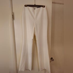Le Chateau White Flare Dress Pants